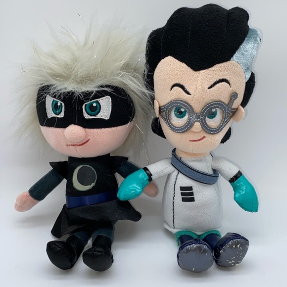 PJ Masks Luna & Romeo Soft Plush Stuffed Toys Dolls - Picture 1 of 10